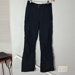 Salomon Black Ski Pants Womens XS Snowboard Winter Sports Gore-Tex Nylon